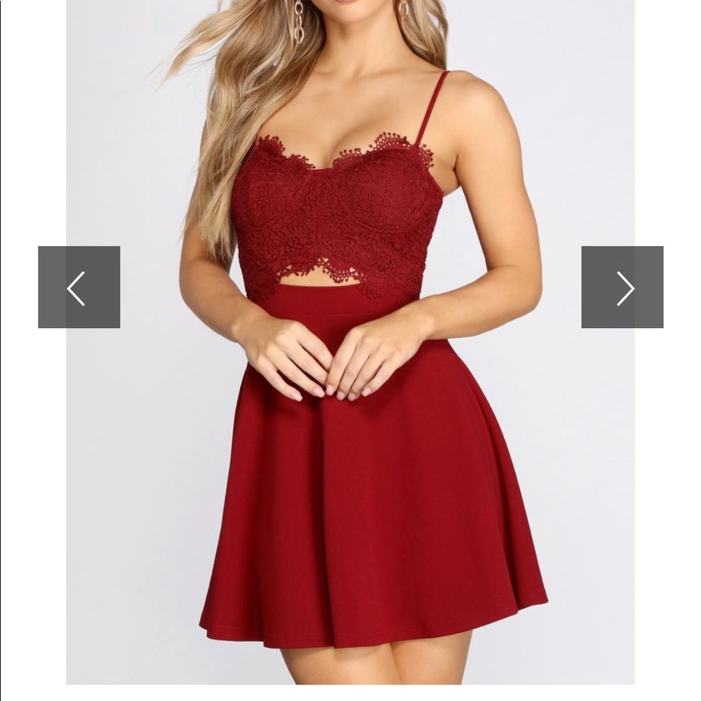 Lace Skater Dress